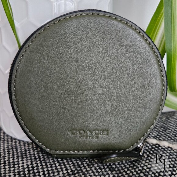 Coach Green Heart Wink Emoji Coin Purse – Rare Novelty - Picture 3 of 10